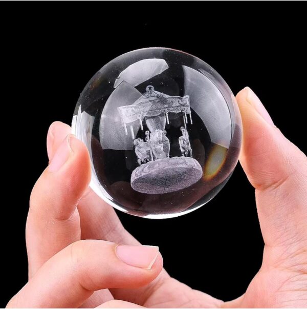 RGB Glowing Crystal Ball Night Light | Warm & Romantic atmosphere for your home and room