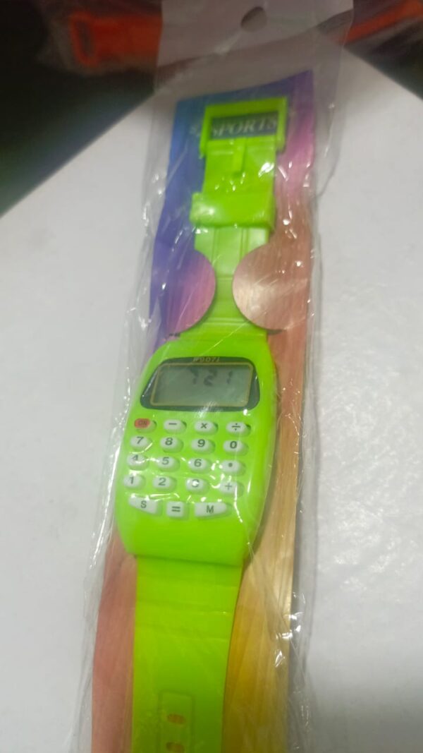 LED Calculator Watch for Boys Girls(without box ) (random color)