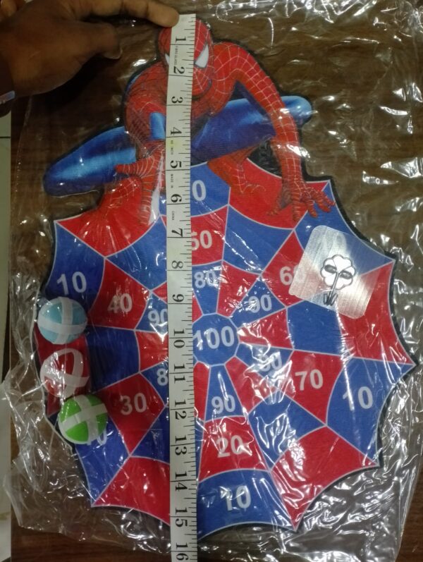 Spidy Dart Board  with 3 Balls for Boys Birthday Gifts for 3-8 Years Old Boys and Girls