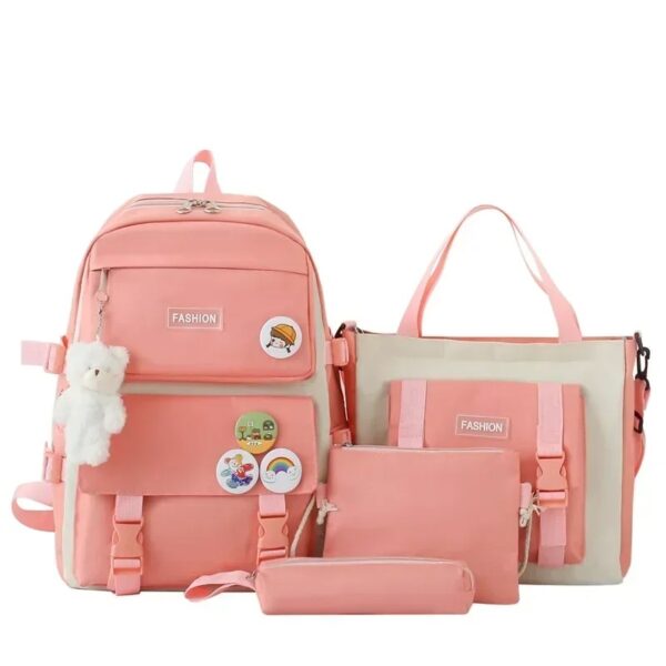 4-Piece School Bag Set: Stylish & Practical new arrival 2024