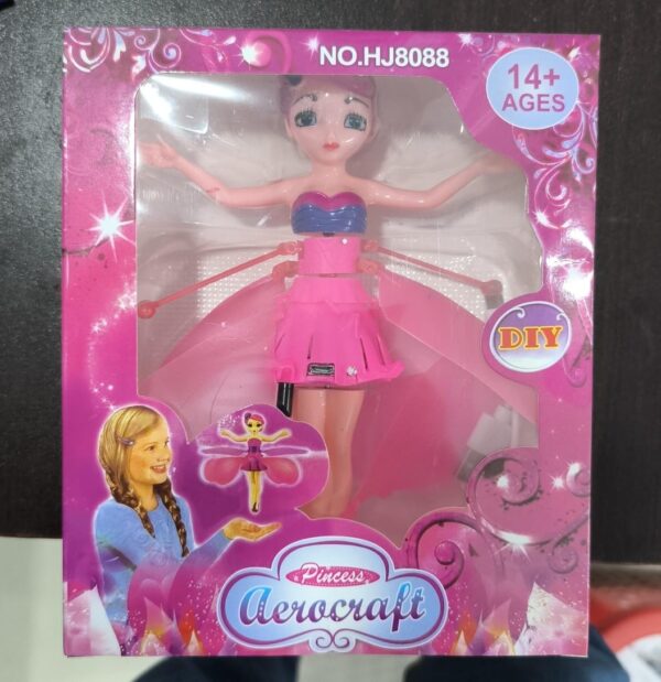 Magical Flying Fairy Doll,hand Sensor Control / Sky Dancers Flying Toy (random Color)
