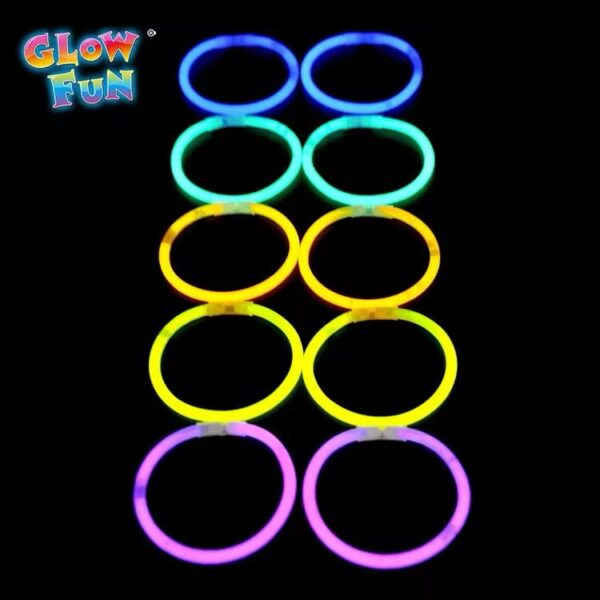 Bright Glow Sticks Party Fluorescence Glow Sticks Bracelets Necklaces Neon For Wedding Party Sticks (50 pcs in box )