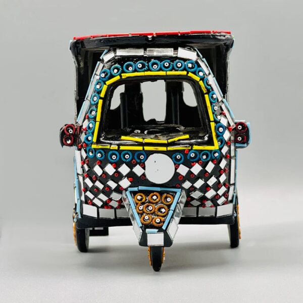 RIKSHAW ART GLASS WORK RIKSHAW Colorful  Art Antique Decoration Items.For Home Office