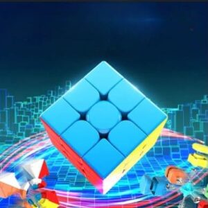 Rubic cube 3x3 for kids Magic Speed Square Cube Puzzle Toys High Quality With Box (Random color)