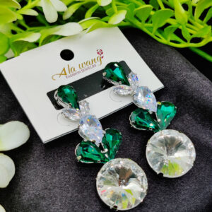 Imported Elegant Crystal Garden Drop Earrings | Artificial Jewellery For Girls & Women | Girls & Women Fashion