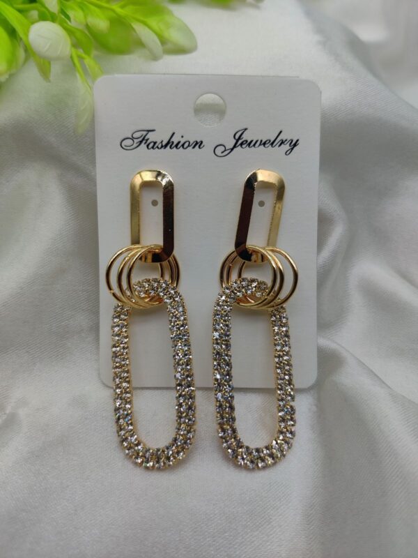 Imported Sparkling Statement Earrings - Luxury Rhinestone Drops for Every Occasion | Earring For Girls & Women