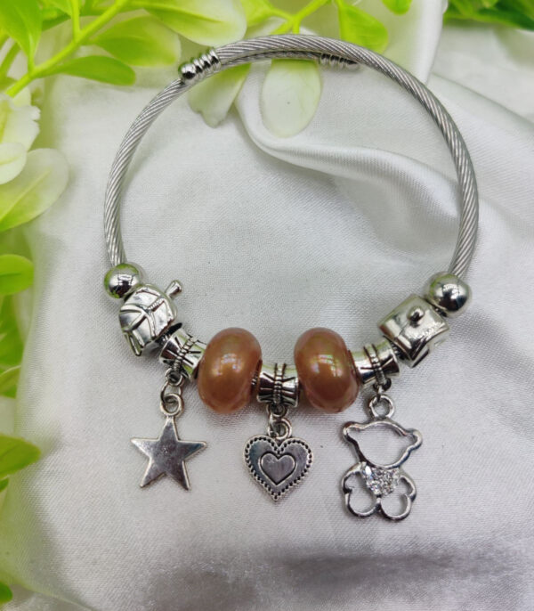 1 Piece Imported Radiant Star Charm Pandora Bracelet | Best Quality Bracelet For Girls & Women | Girls & Women Jewellery