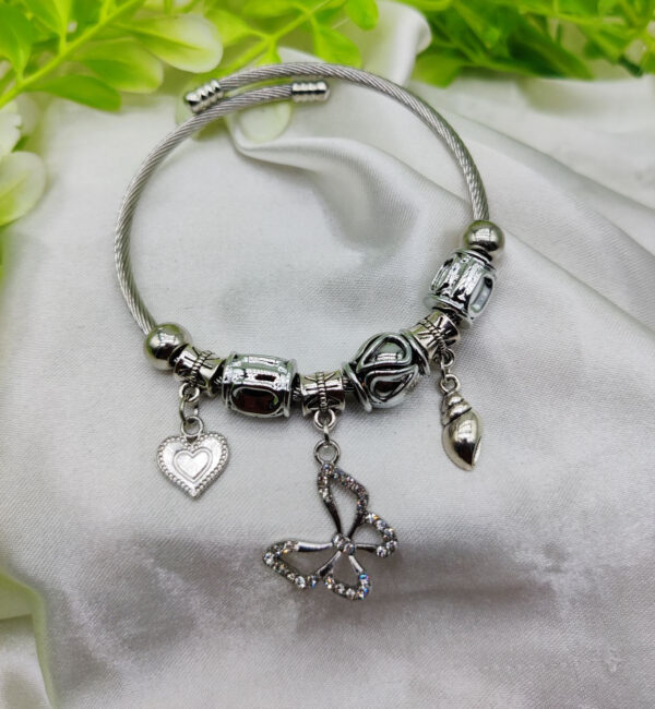 1 Piece Imported Stunning Pandora Butterfly Charm Bracelet | Best Quality Bracelet For Girls & Women | Girls & Women Jewellery