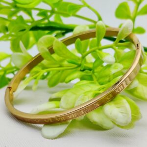 Adjustable Cartier Roman Numeral Adjustable Imported Gold Bracelet | Best Quality Artificial Bracelet For Girls & Women | Bracelet For Every Occasion | Elegant Design ✨