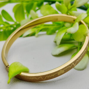 Adjustable Premium Heartbeat-Engraved Adjustable Cartier-Inspired Gold Bracelets | Best Quality Artificial Bracelet For Girls & Women | Bracelet For Every Occasion | Elegant Design ✨