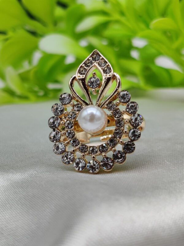 1 Piece Imported Radiant Crystal Blossom Ring – Unmatched Elegance in Every Detail 🌟 | Luxurious Design Ring | Adjustable Ring | Ring For Girls & Women