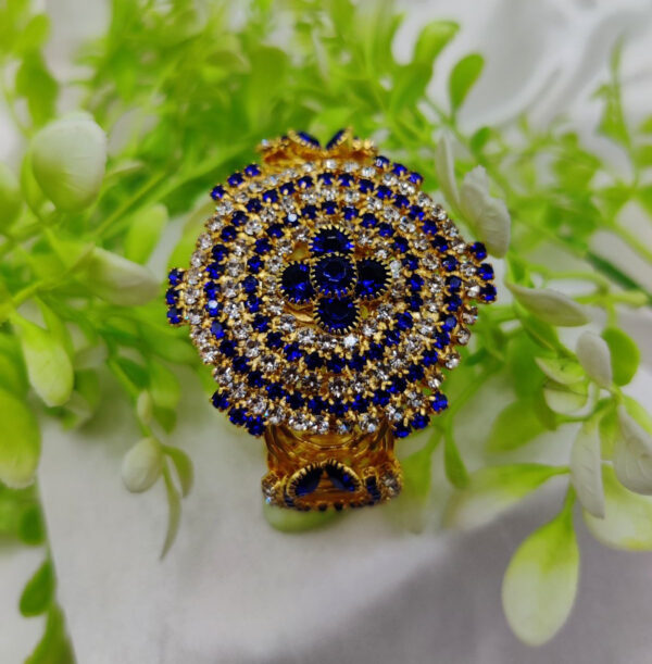 Imported Royal Ruby Crystal Golden Bracelet – Bold and Radiant Elegance Adjustable Bracelet – Best Quality Artificial Bracelet For Girls & Women | Bracelet For Every Occasion | Elegant Design