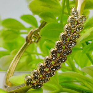 Imported Adjustable Leafy Crystal Bracelet – Elegance Redefined | Best Quality Artificial Bracelet For Girls & Women | Bracelet For Every Occasion | Elegant Design