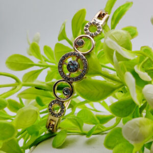 Radiant Adjustable Circle Crystal Bracelet - Imported Elegance | Best Quality Artificial Bracelet For Girls & Women | for Every Occasion