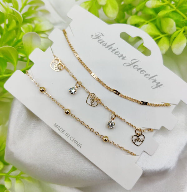 Imported Triple-Layered Adjustable Bracelet Set | Best Quality Artificial Bracelet For Girls & Women | Bracelet For Every Occasion | Elegant Design