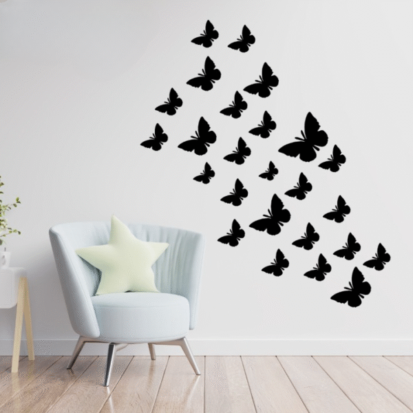 3D Wooden Butterfly Buy One (Pack of 30) Get One Free ( Pack Off 30 ) Wooden Wall Decoration Items for Home, Bedrooms Inspire Kids and Look Decent