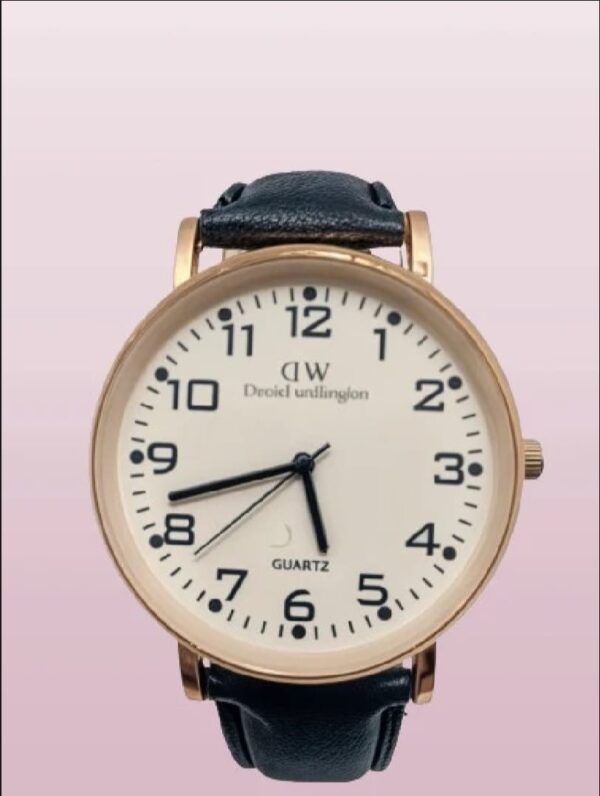 Family Gift Pack of 3 Watches | Best Quality Watches | Daniel Wellington Watch + LG Quartz Watch + Apple Logo Digital Watch | Watches ( Without Box ) (Random Color)