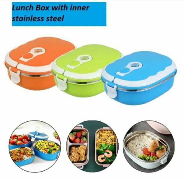 Stainless Steel Insulated Square Lunch Box for Children, Kids and Adult | Portable Picnic Storage | School Student Food Container