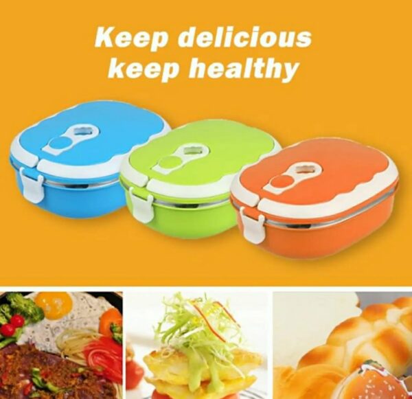 Stainless Steel Insulated Square Lunch Box for Children, Kids and Adult | Portable Picnic Storage | School Student Food Container