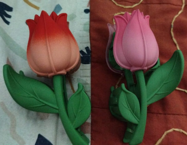 Pack Off 01 Flower Girl Hair Clip | Hair Clip For Women | Best Quality Hair Clip | Catcher For Women & Girls ( Standard Large Size)