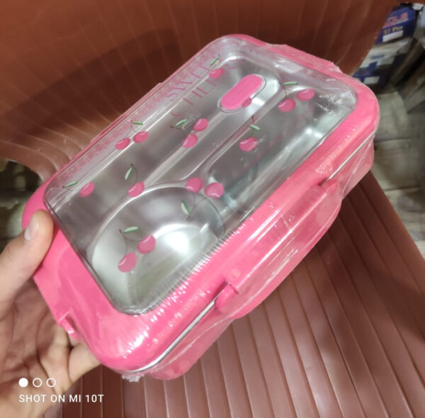 Rectangular Lunchbox with a clear lid | Lunch Box for Children, Kids and Adult | Portable Picnic Storage | School Student Food Container