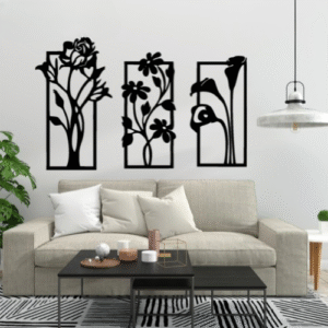 3d Flower Frame wall Art  | Wooden Flower Frame wall Art  | Wall decoration | Decor For Home Wall Decoration Attractive Wooden Wall Art