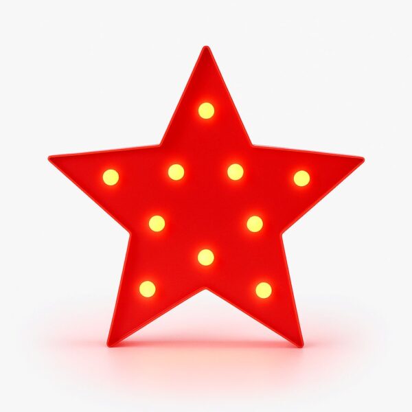 Star Night Light for Kids – Soft Soothing Glow for Peaceful Sleep – Star-Shaped LED Nursery Lamp for Baby and Child’s Bedroom Decor - Random Color
