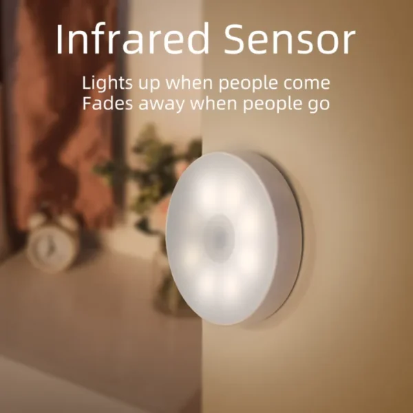 Intelligent night light home wardrobe storage USB light charging function