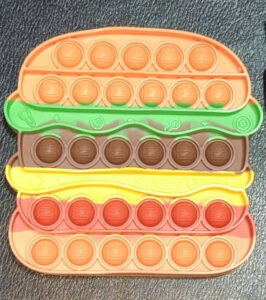 Pop It Toy Set Burger