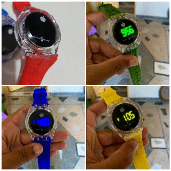 Touch Screen LED Watch for Kids Beautiful and Imported with stylish dial